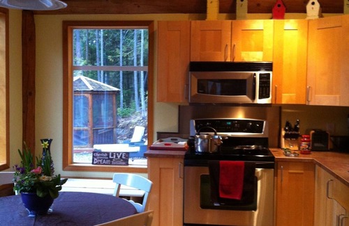 Blind Bay Cabin | Eagle's Nest - A cozy, semi-lakefront cabin with hot tub, wood burning fireplace