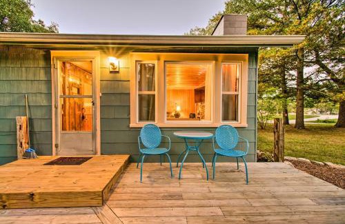 East Tawas House | East Tawas Cabin with Deck, Backyard and Fire Pit!