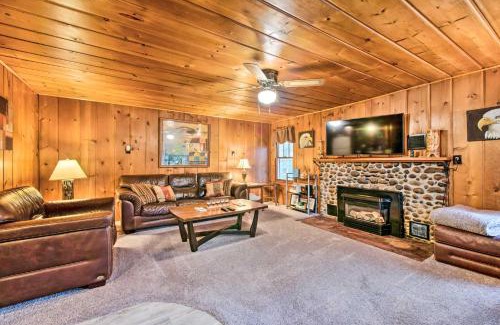East Tawas House | East Tawas Cabin with Deck, Backyard and Fire Pit!