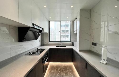 Huangpu Apartment | Eastern Hub - Bund Branch Simply Luxurious 4 King Beds, Big French Windows with Bund Views