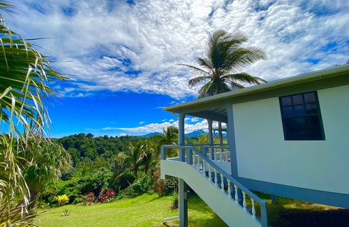 Calibishie Cottage | Eco-Cottage studio w/epic ocean & mountain views