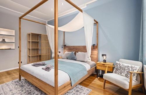 Zwickau Apartment | EDLER WOHNRAUM Luxuriöses Stadtstudio mit Balkon, Kaffeevollautomat & Klima