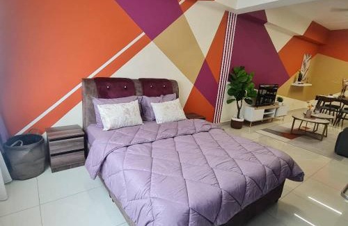 Petaling District Apartment | Edusentral setia alam amy studio cozy ambient