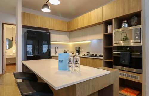 San Antonio Apartment | Elegant 2BR Duplex PH with Ocean View in Miraflores