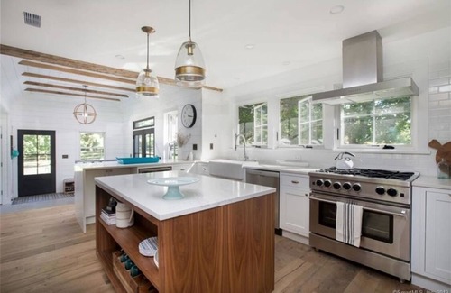 Sharon House | Elegant Modern Farmhouse with Pool and Gardens, steps from Nature Preserve
