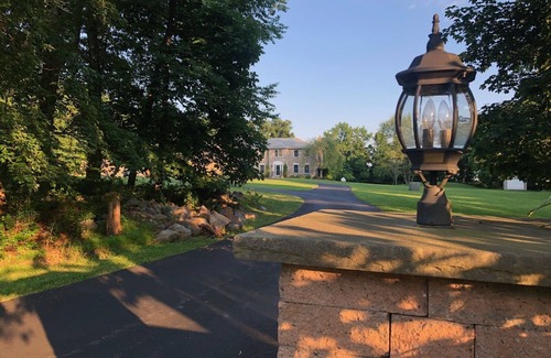 Ackermanville House | Elegant Poconos estate close to Kalahari, GreatWolf, with 4 1/2 serene acres