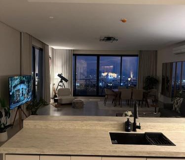 Dammam Apartment | Elegant rooftop apartment with two bedrooms and a spacious living room