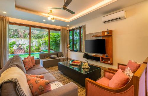 Siolim Villa | ELIVAAS 3 BHK with Pvt Pool - Azalea