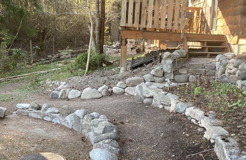 Central Okanagan Cabin | Enchanted Lakeview Garden, Killiney Beach, West Kelowna, BC, Pet Friendly