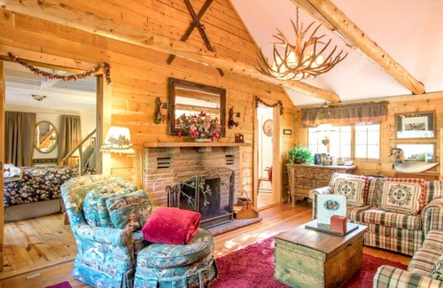 Allenspark Cabin | Enchanting log cabin mountain woods and meadow with free wifi