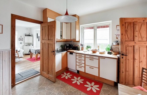Hoganas House | Enjoy a cozy vacation in this vacation home near the beach.