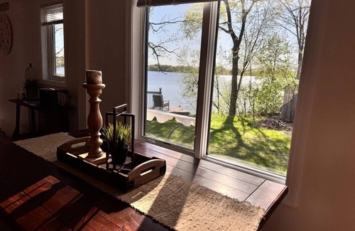 Elk River House | Enjoy beautiful sunsets year round from this cozy 3 bedroom home on Lake Orono.