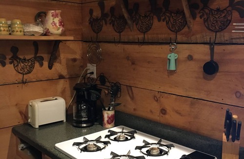 Trumansburg Cabin | Enjoy lake views as you relax on the porch!