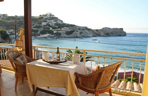 Lygaria Apartment | Enjoy uninterrupted views from your private balcony overlooking the bay