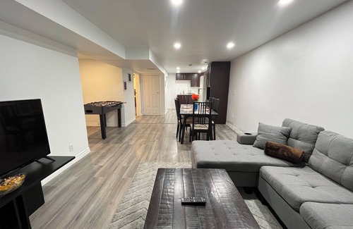 Kingston House | Entire basement suite with a foosball table!