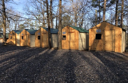 Hatfield RV Rental | Entire Campground - All 10 Cabins for Events and Overnights. Up to 40 Guests.