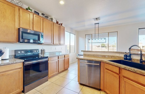 Laveen Village House | Epic home with in-ground pool, hot tub, game room, and firepit