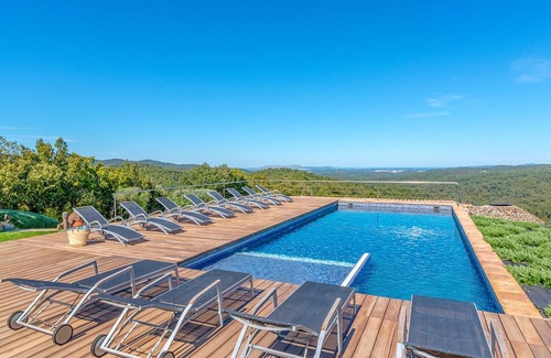 Cruilles Monells I Sant Sadurn Villa | Gorgeous villa with pool & tennis near the Costa Brava, stunning views sleeps 12