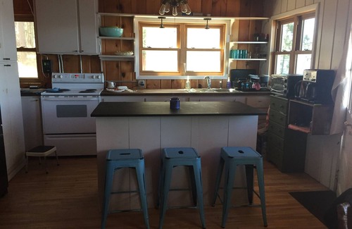 Minong Cabin | Escape! Beautiful 2 Bdrm Cabin w/2 Bunkhouses- 9 Acres & 275’ of Sandy Lakeshore