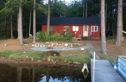 Minong Cabin | Escape! Beautiful 2 Bdrm Cabin w/2 Bunkhouses- 9 Acres & 275’ of Sandy Lakeshore