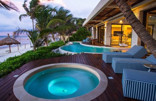Zona Hotelera Villa | Escape to a Private Beachfront Villa in a 5-Star Tulum Resort