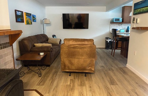 Cherryville Apartment | Escape to the Monashees: Cozy Cherryville one bedroom B&B with a full kitchen.