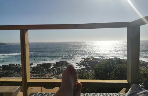 El Quisco House | Espectacular cabaña Las Rocas de Algarrobo - El Quisco Norte Vista a la rompiente de la ola