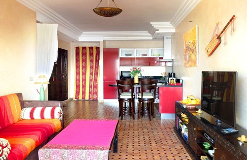 Essaouira Coast Apartment | Essaouira: flat with view on the beach, Mogador island and the Medina