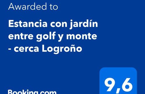 Sojuela House | Estancia con jardín entre golf y monte - cerca Logroño