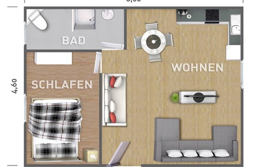 Lahr Apartment | Europa Park Apartment -2 to 6 people- at the Panoramaweg only 15 minutes to the park