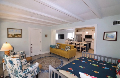 Anna Maria House | Everything inside is new and beachy! Two blocks to Bean Point Beach!