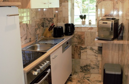 Stadum House | Ex Rio Reiser house, fireplace, terrace, thatched roof house, pets, lots of space