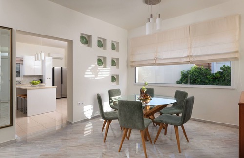 Rhodes Town Villa | Excelencia New Villa with Artistic Pool and Sea View