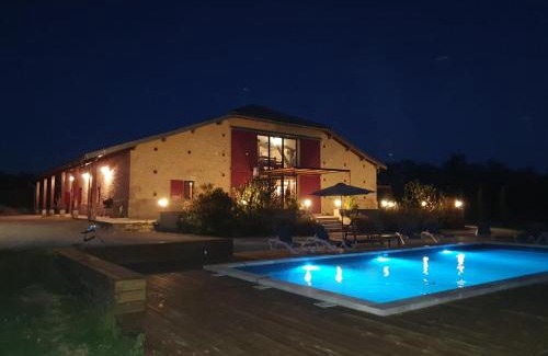 Villebramar House | exceptionnel loft style industriel tout équipé 15 personnes avec piscine et jacuzzi