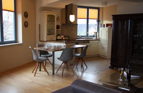 Guestrow Apartment | Exclusive and luxurious designer apartment in the heart of Güstrow near Rostock