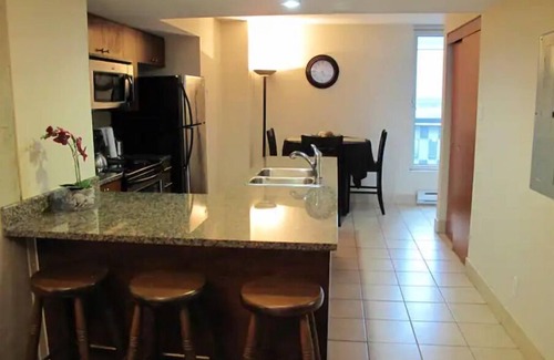 International District Condo | EXECUTIVE LUXURY DOWNTOWN CONDO LOCATED BY THE OLD PORT WITH FREE GARAGE PARKING