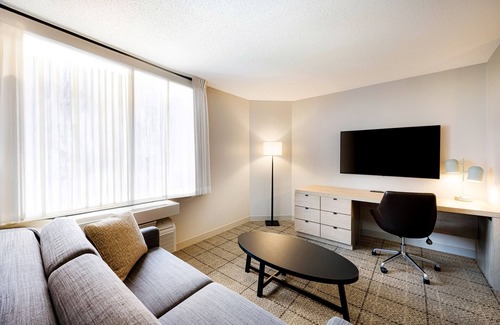 Exchange Place North Resort | Experience Colgate Clock! Spacious Suite! Near Light Rail!