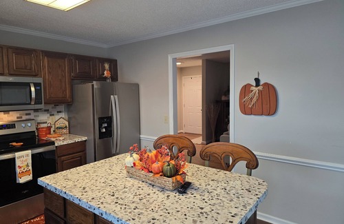 McLeansville House | Experience the warmth of a charming home that offers a serene view.