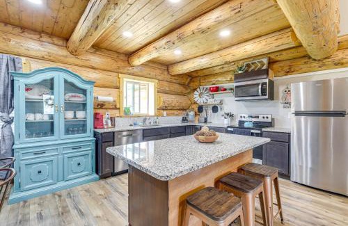 Gusher House | Explore Uintah Basin Rustic Cliff Cabin with Loft