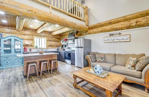 Gusher House | Explore Uintah Basin Rustic Cliff Cabin with Loft