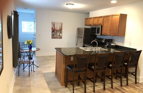 Lincolnville Apartment | F4, Downtown, POOL, 2 king beds, 2 full bathrooms, free onsite parking!