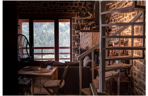 Potamia Ski Chalet | Fairytale Stone House