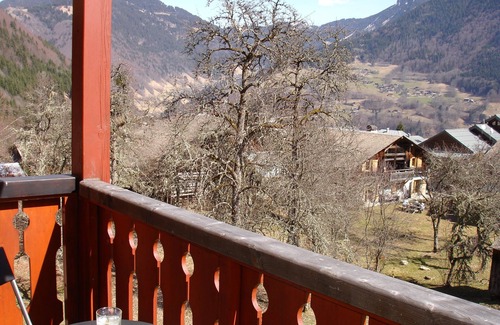 Saint-Jean-dʼAulps Apartment | Family Friendly Apartment with Balcony and Stunning Mountain Views