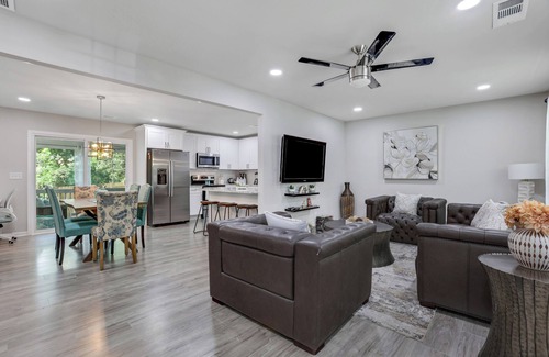 Church Street House | Family-Friendly Atlanta Home Near Airport with Patio, Backyard & EV Charger