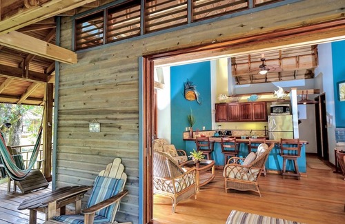 Palmetto Bay House | Family Friendly Beach Bungalow | Private Eco Dive Resort With A Pool & Beach