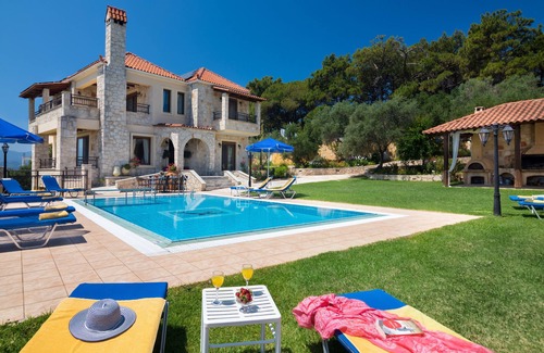 Polemarchi Villa | Family Friendly Villa Hermes w/Private Pool, Billiard Pool table, Ping Pong BBQ