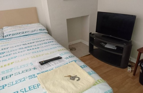 Harlington House | Family Room Sleeps 3 with 1 double and 1 single bed Ground Floor Private shower