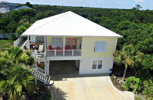 Marineland Acres House | Fantasea is the Perfect Beach House with Pool and Hot Tub 4 bed3 bath with 2 Master Suites