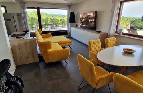 Bad Salzuflen Apartment | Fantastic view - penthouse, air conditioning, roof terrace in Bad Salzuflen