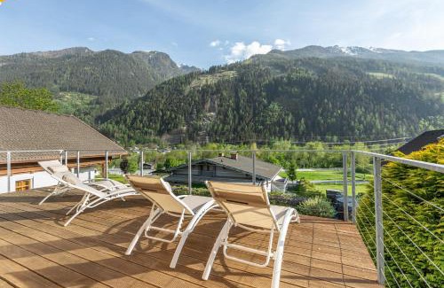 Flattach Apartment | Ferienhaus Bergpanorama mit Sauna & großem Garten